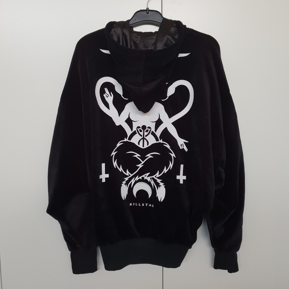 NWOT velvet Killstar Baphomet jacket never worn!